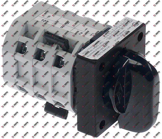 rotary switch 3 1-0-2 momentary sets of contacts 6