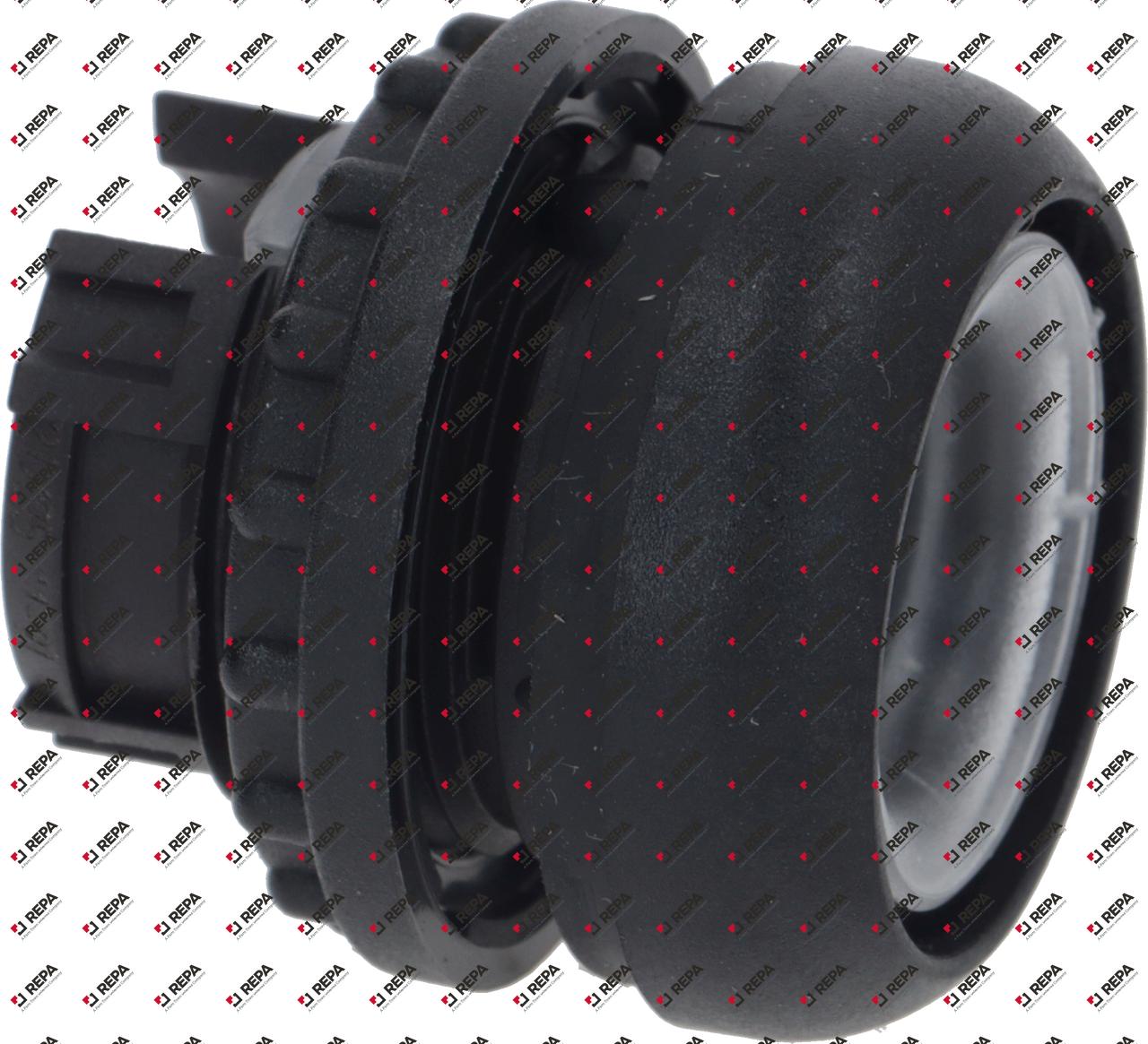 Drucktaste Einbaumaß ø22mm schwarz