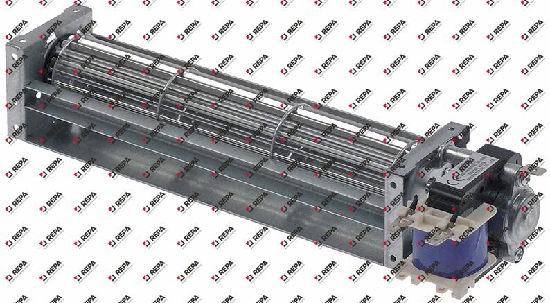 cross flow fan roller ø 33mm roller length 195mm