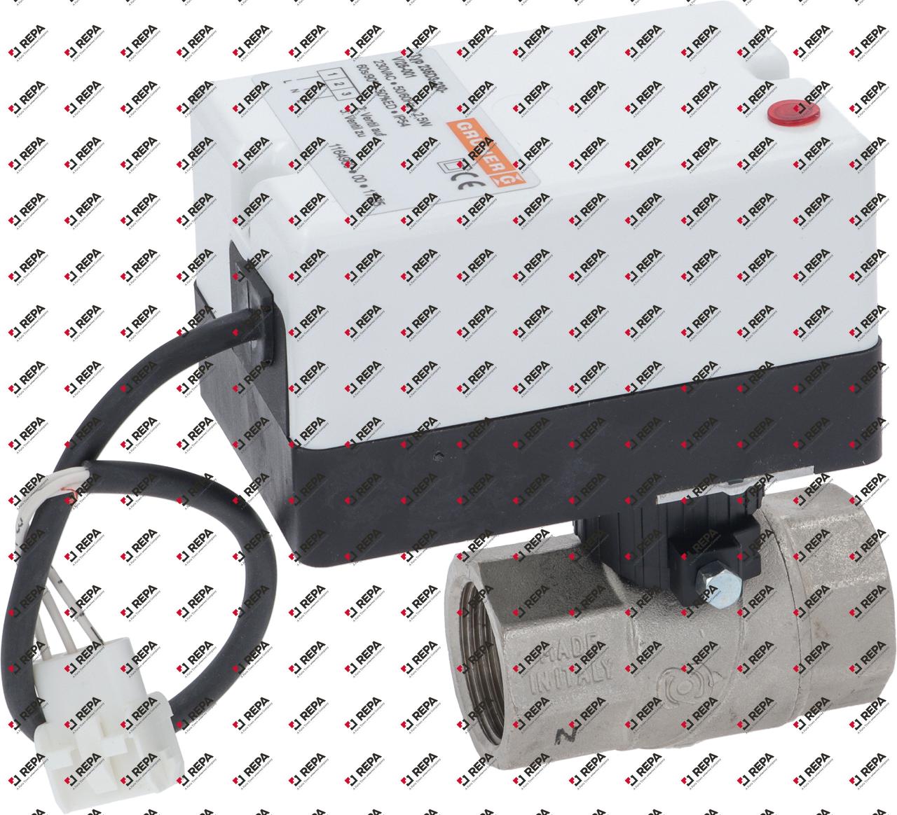 Kugelhahn Eingang 1" IG Ausgang 1" IG mit Stecker