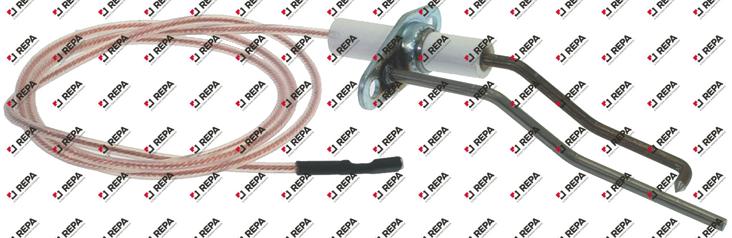 bougie flens L 40mm flens B 17mm D1 ø 9,5mm