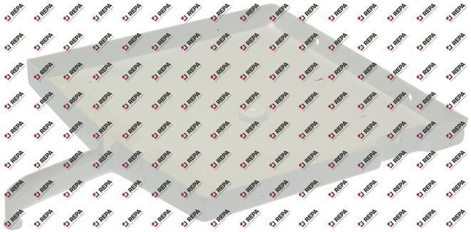 drain pan L 255mm W 248mm H 41mm