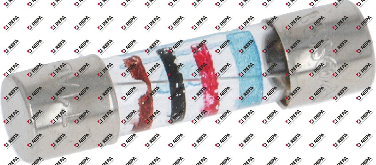 fusible verre taille 5x20mm 1A à action retardée