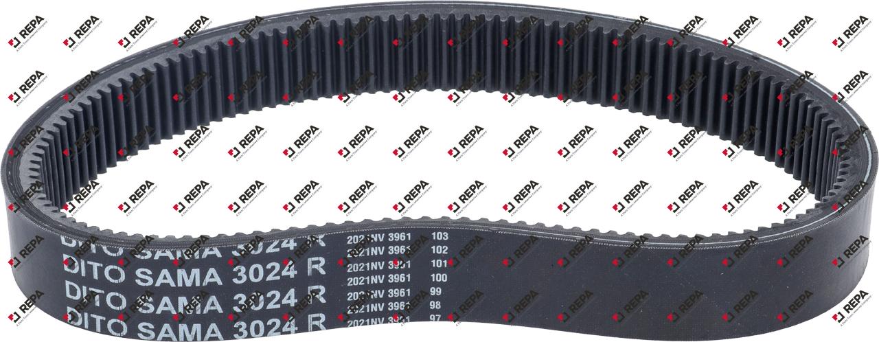 cinghia trapezoidale profilo V L 875mm H 13mm
