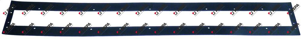 Dichtung L 950mm B 135mm VPE 1m Materialstärke 3mm