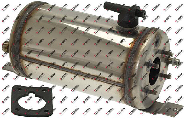 boiler ø 140mm L 270mm flange 4 hole inlet ø 50