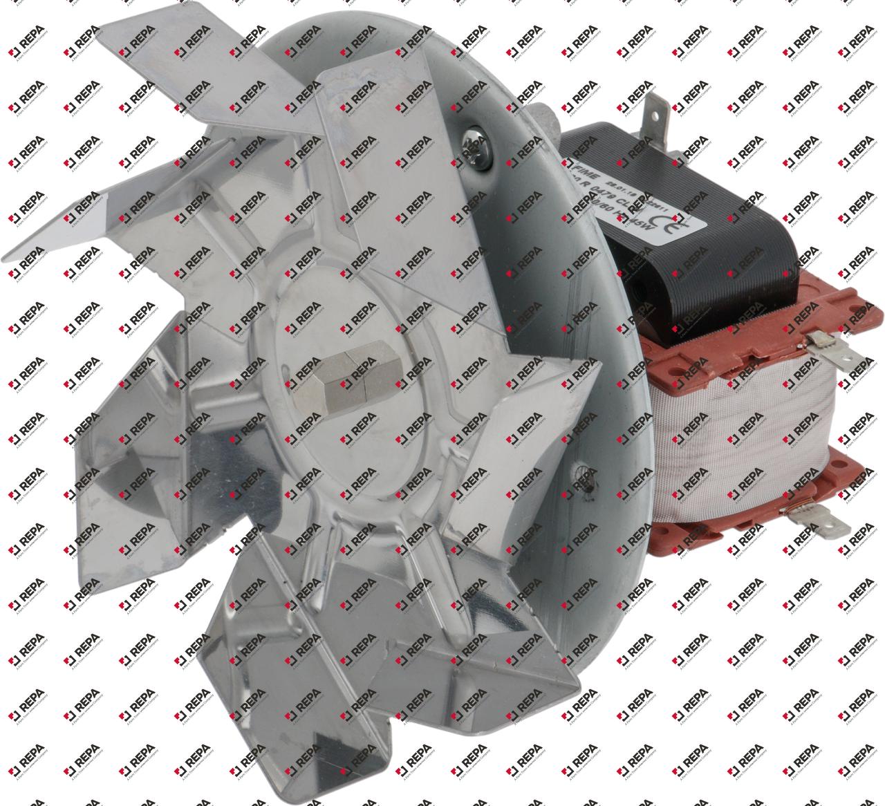 hot air fan 220-240V 45W 50/60Hz L1 70mm L2 11mm