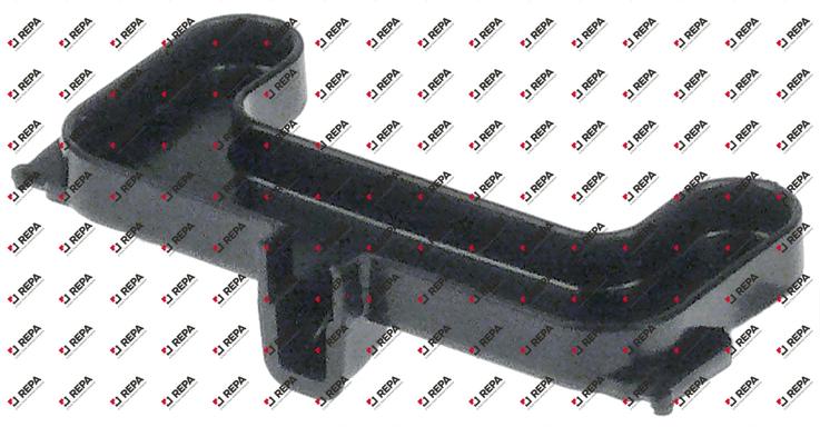 Drip tray black H 17,5 mm L 99 mm W 38 mm small