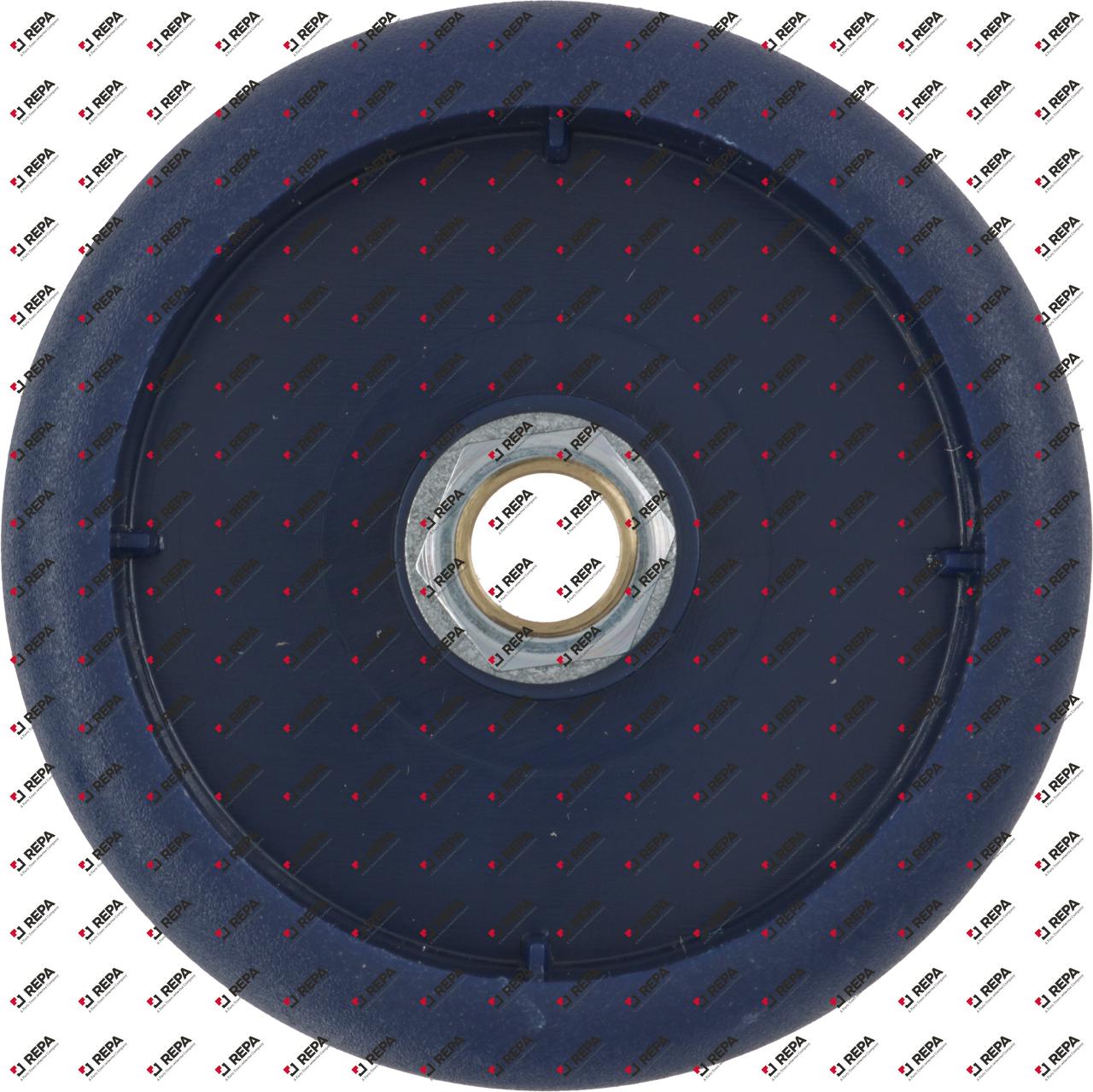 Knebel ø 48 mm Achse ø 6,5 mm blau