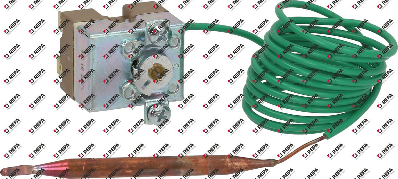 thermostat t.max. 90°C temperature range 0-90°C