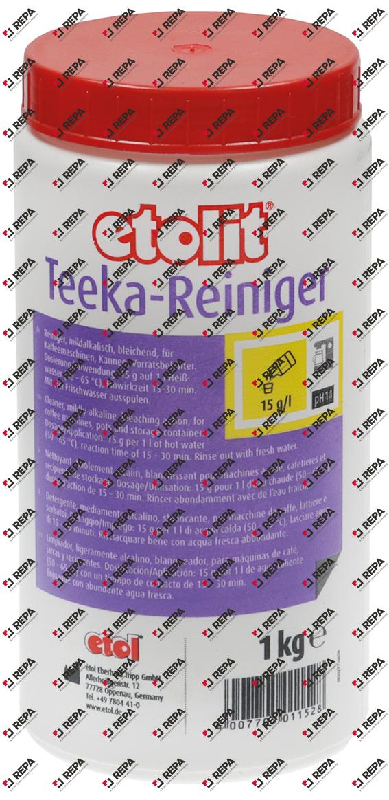 detergent etolit TEEKA tea/coffee 1000g can can