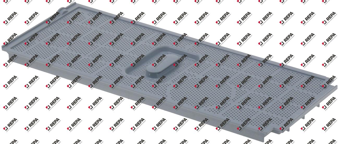 filtro piatto per lavastoviglie H 20mm L 440mm
