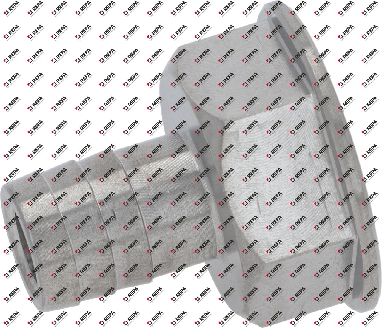 Schlauchanschluss Edelstahl gerade Gewinde 1/2" IG