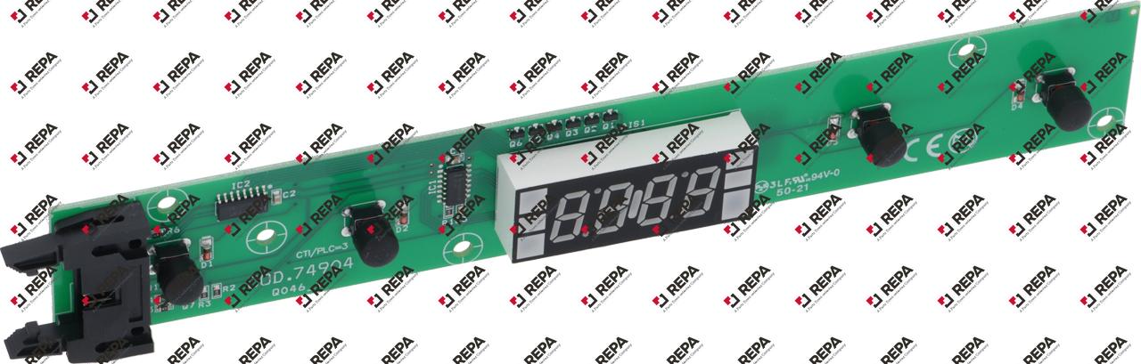 platine indication  L 225mm lar. 34mm