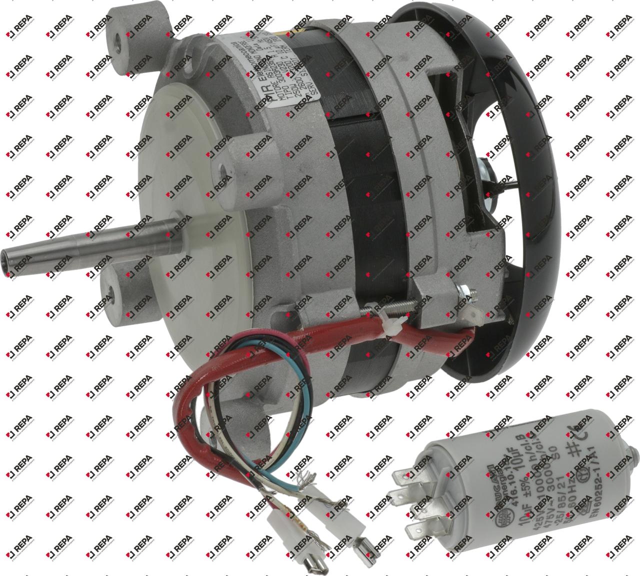 fan motor 230V 1 phase 50Hz 0,25kW 2600rpm