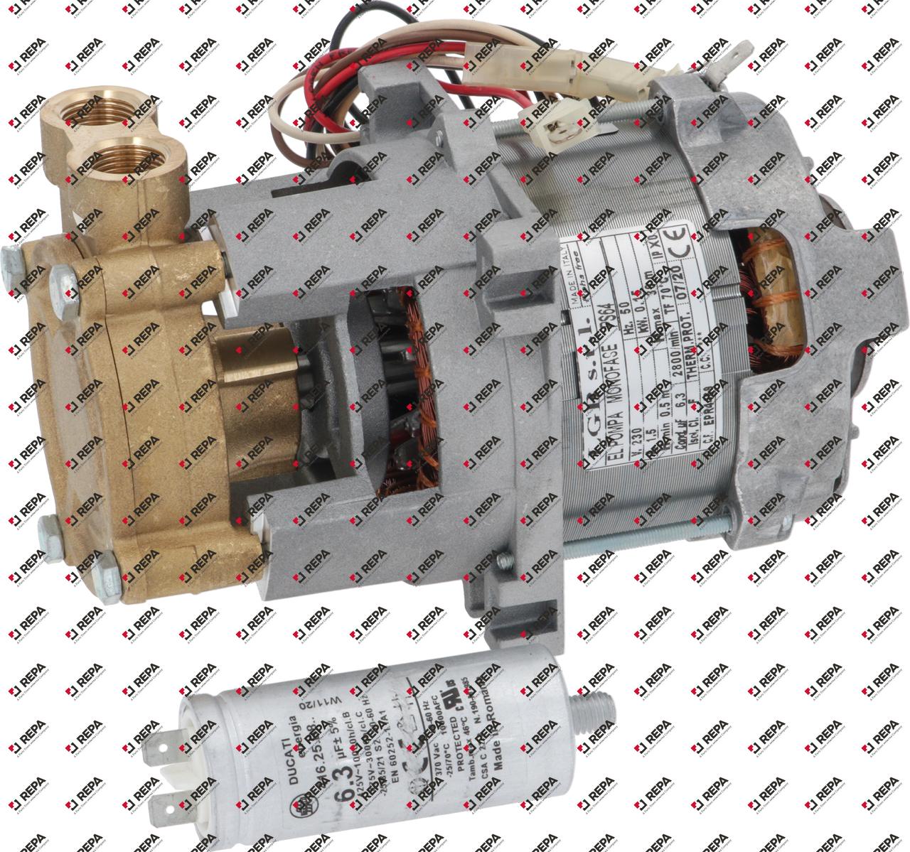 Pump inlet ø 3/8" outlet ø 3/8" LGB type PS64 230V