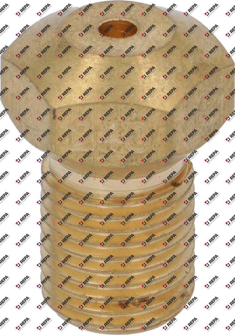 ugello bruciatore filetto M10x1 foro ø 2,4 mm
