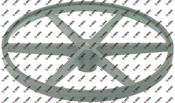 rotation plate ø 290mm plastic seat ø 22mm