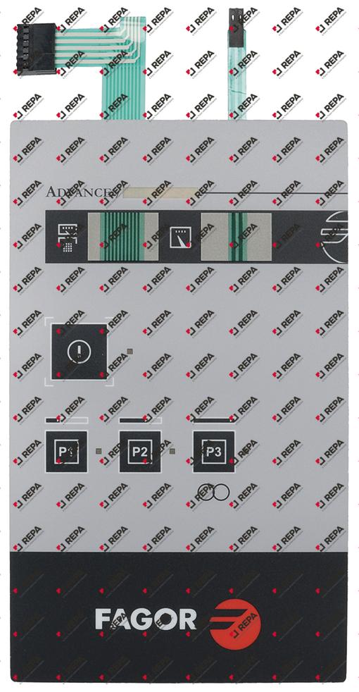 teclado de membrana para lavavajillas para 