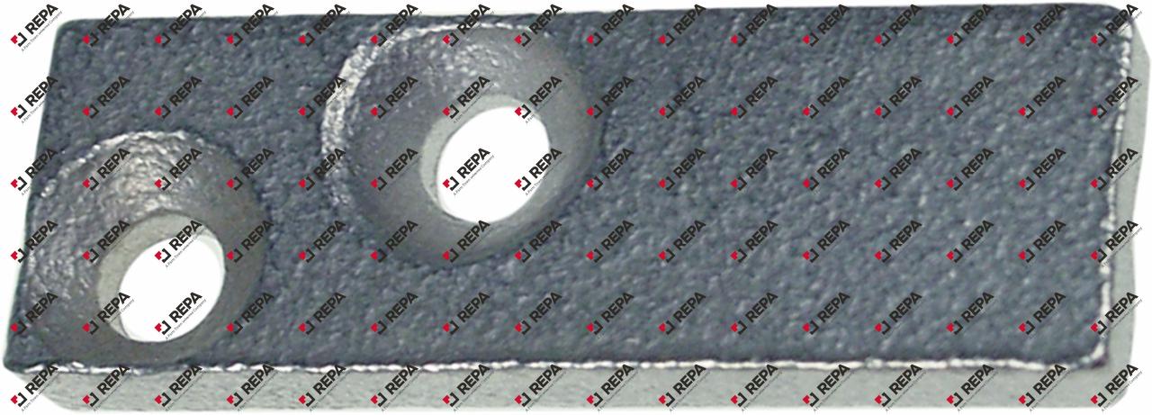 Halteplatte CNS H 4mm L 35mm B 12mm EP oben