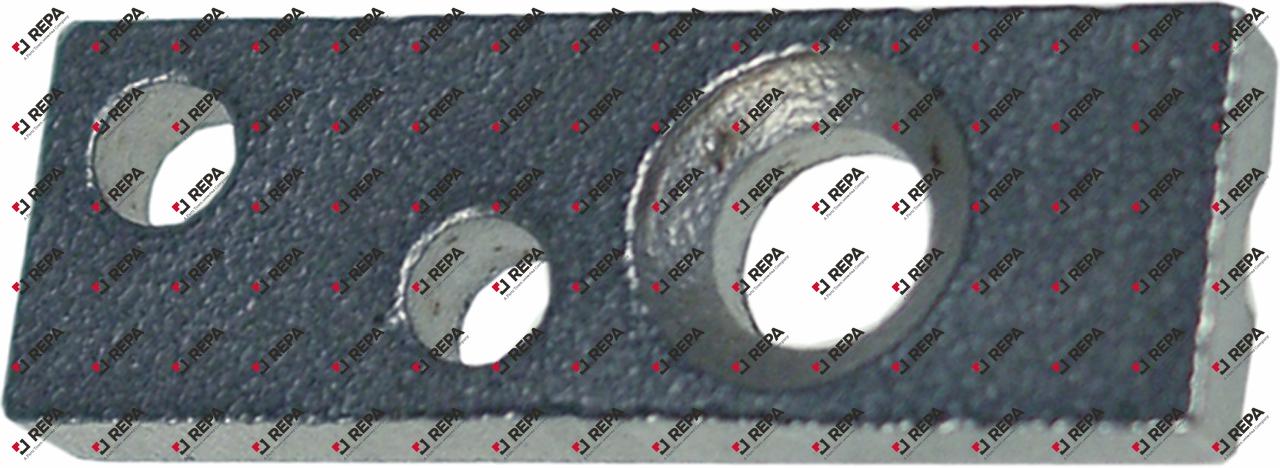 Halteplatte CNS H 4mm L 35mm B 12mm EP unten