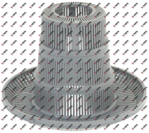 round filters ø 204mm H 140mm