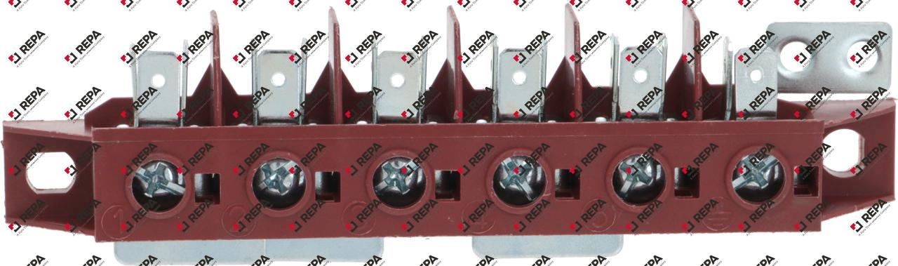 Netzanschlussklemme 6-polig max. 40A max 450V