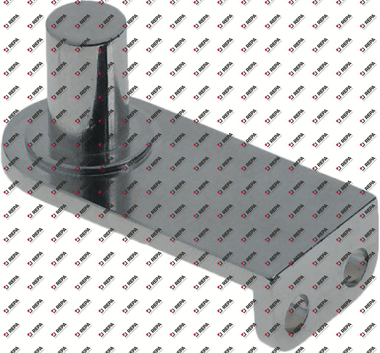 hinge ø 10mm L 47mm mounting pos. bottom right