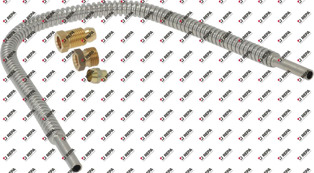 Zündgasleitung flexibel Rohr ø 6 mm L 350 mm