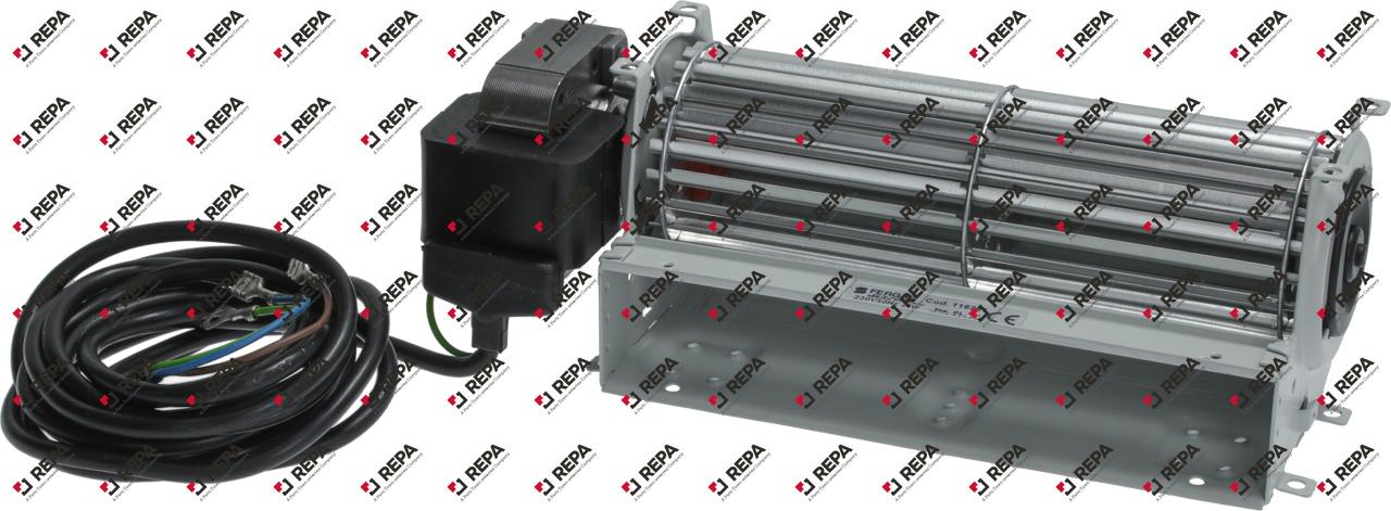 Cross flow fan 28W 230V motor position left
