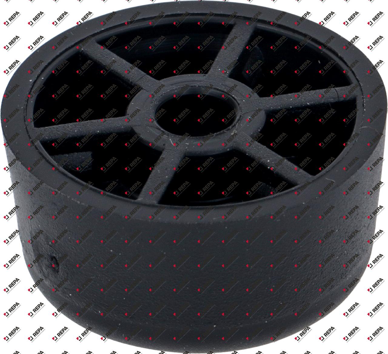 Piede ø 25mm H 15mm foro ø 5mm conf. 1pz