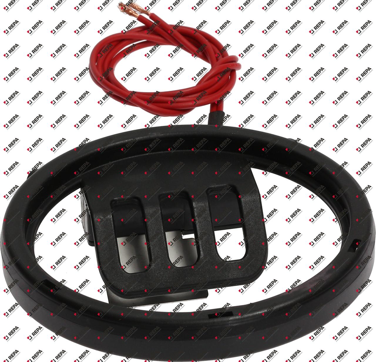 Ring plastic ø 127mm H 15mm with microswitch