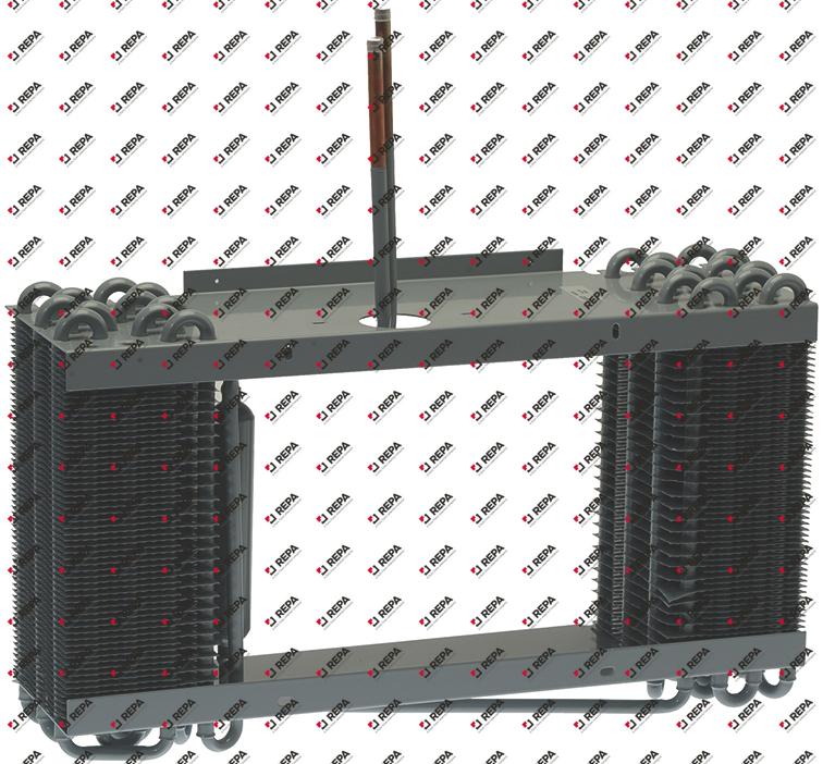 Verdamper H 505mm L 240mm B 140mm