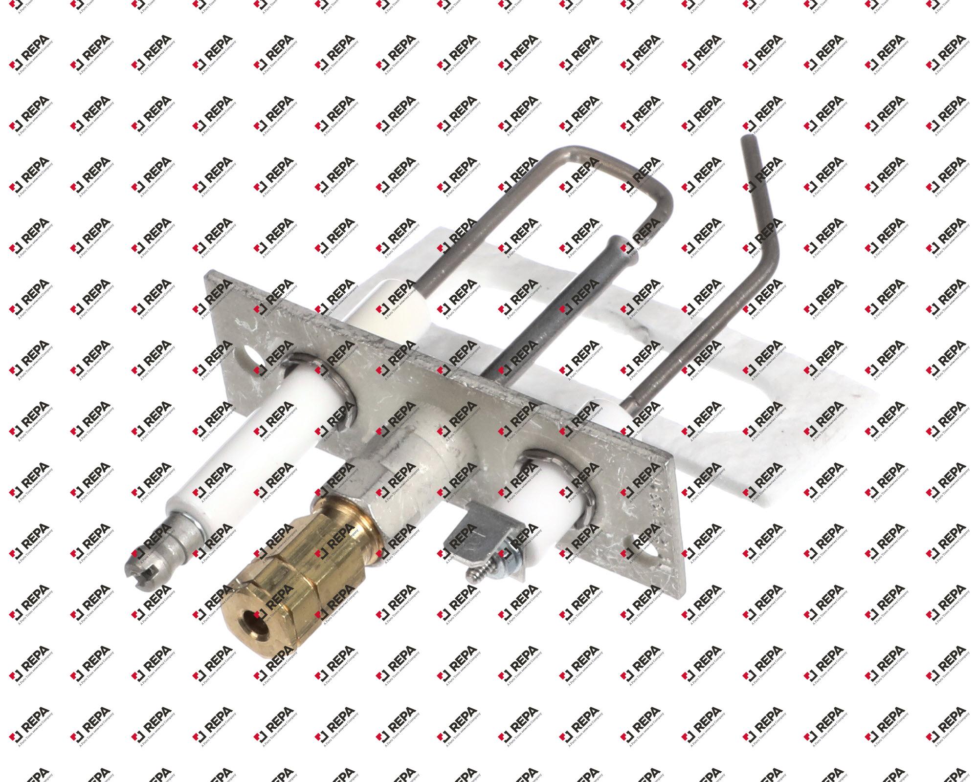 Ignition electrode with gasket natural gas