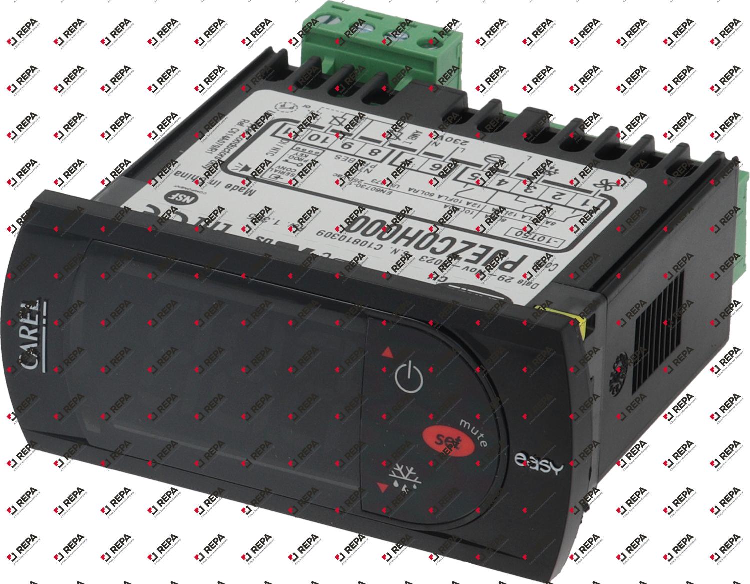 Control panel mounting pos. upper
