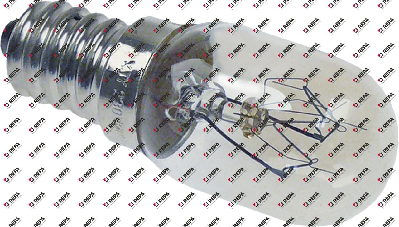 Glühlampe Fassung E14 230V 20W ø 22mm L 58mm