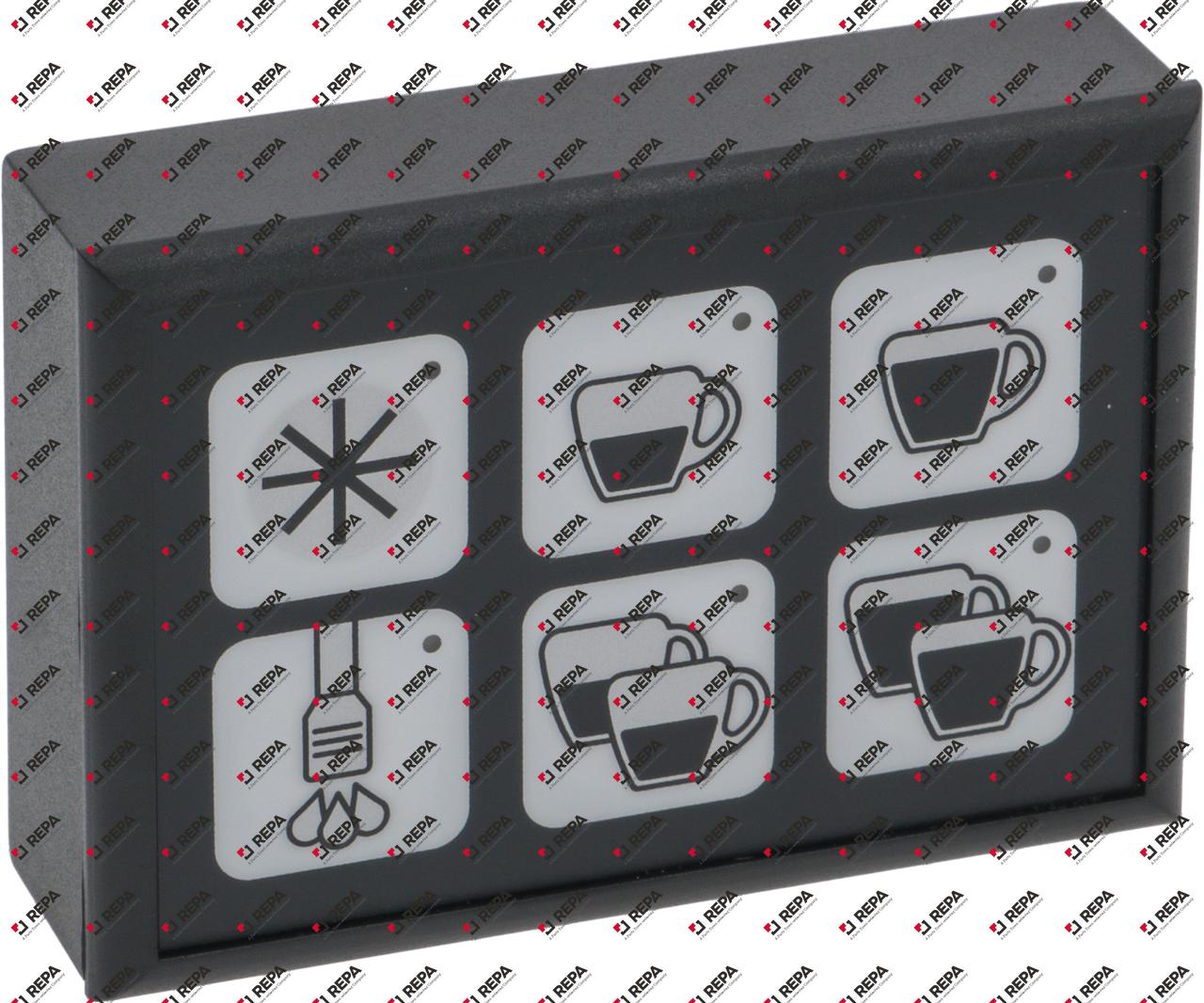 keypad unit coffee machine ROMA buttons 6 L 88mm