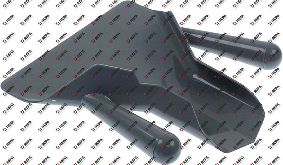 Scoop plastic grey H 45 mm L 234 mm W 222 mm