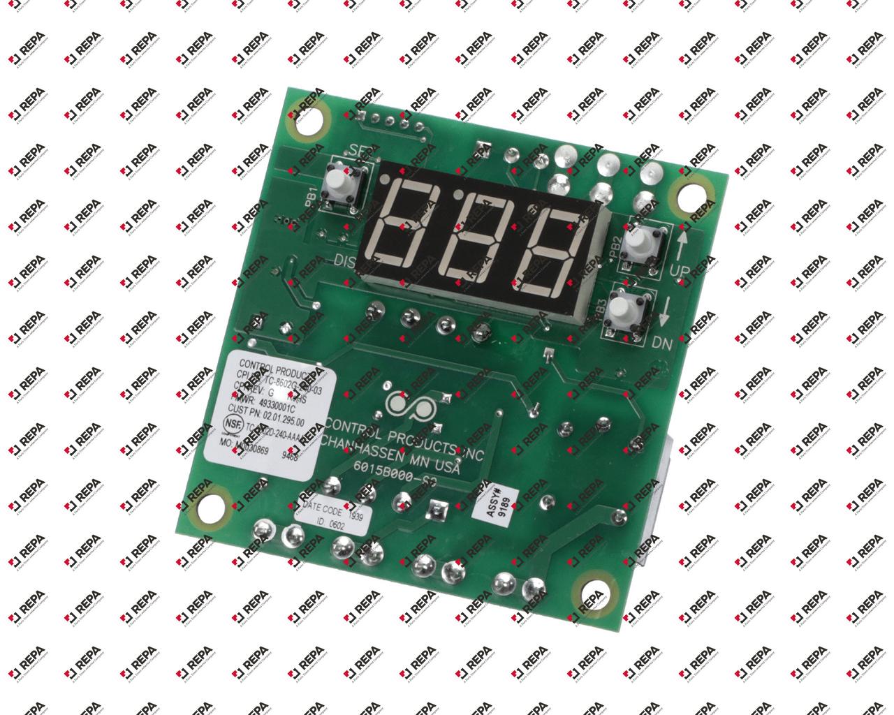 CONTROL,ELE,240V,190F SP,200F MAX