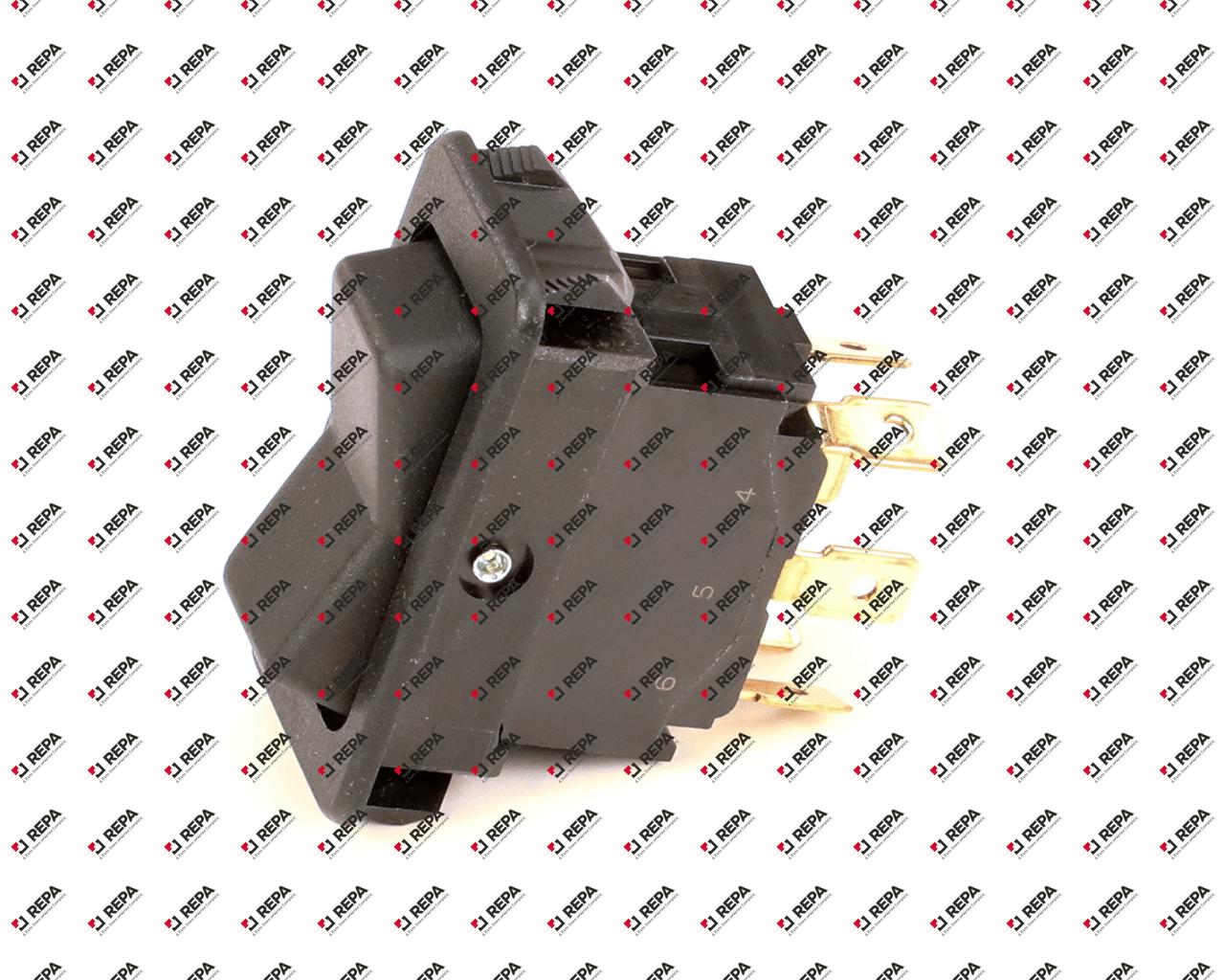 SWITCH ROC DPDT 10A 250V