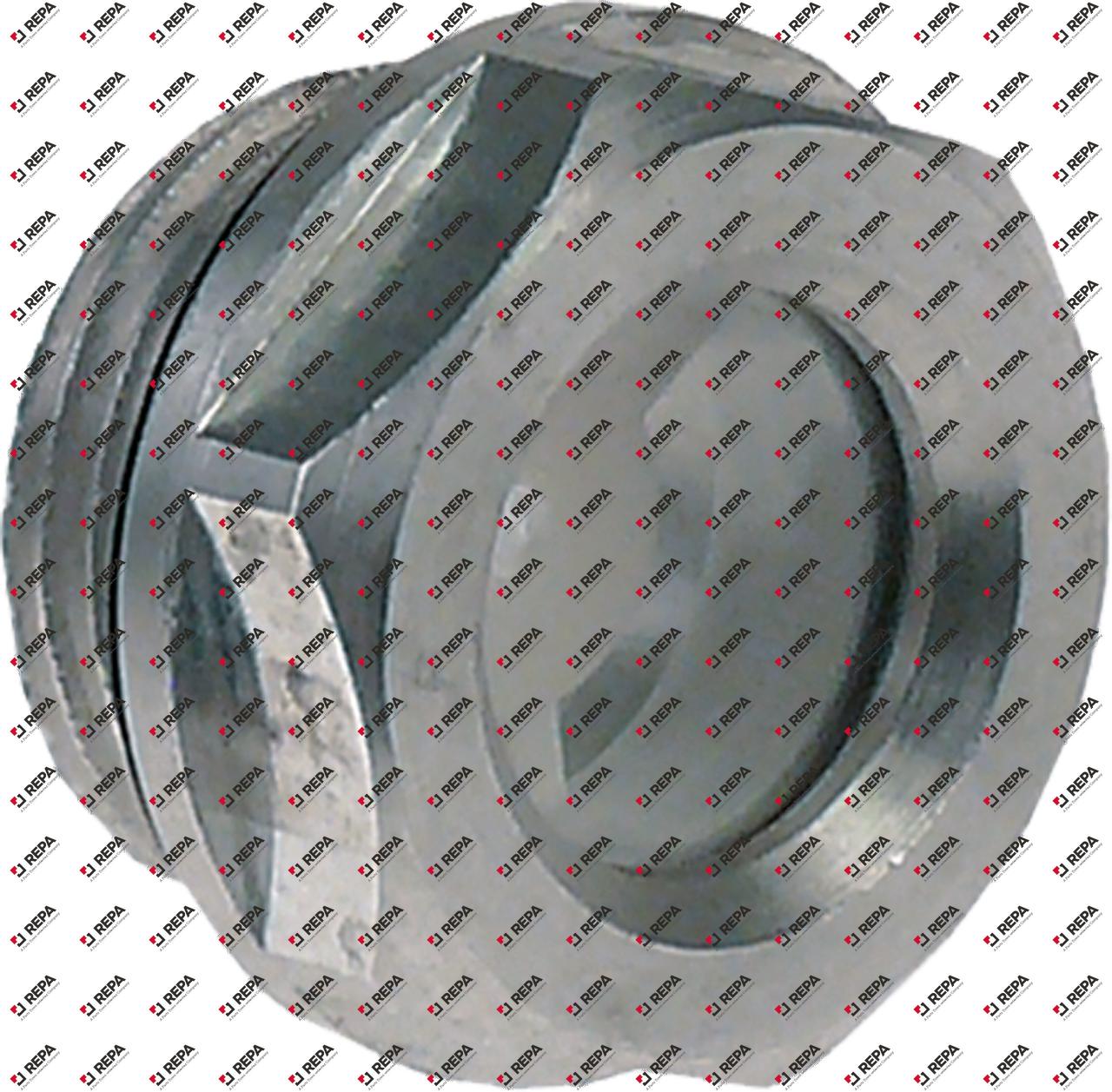 level glass thread 1/2" aluminium