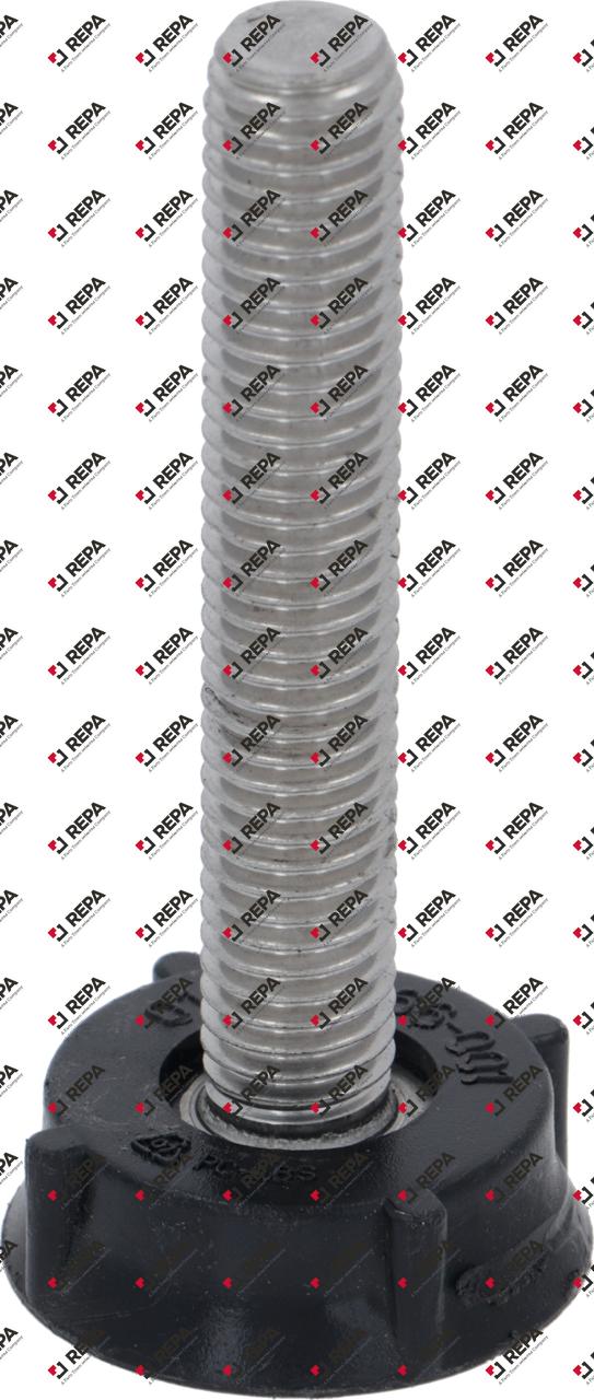 Apparaatvoet draad M10 draad L 60mm H 10mm ø 30mm