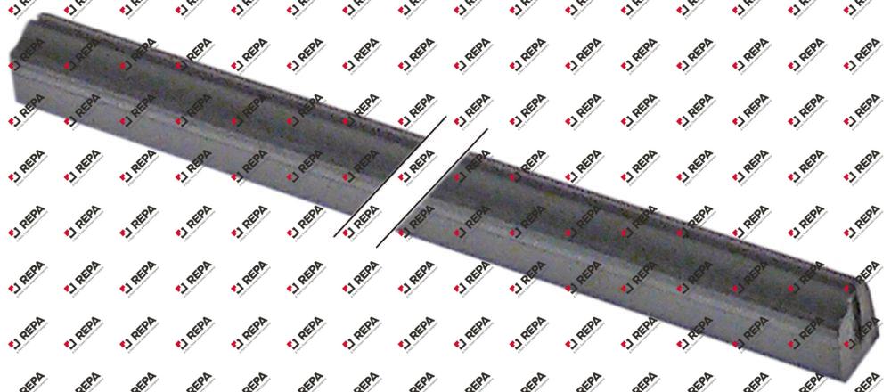 Sliding rail H 11,5 mm L 870 mm W 8 mm for door