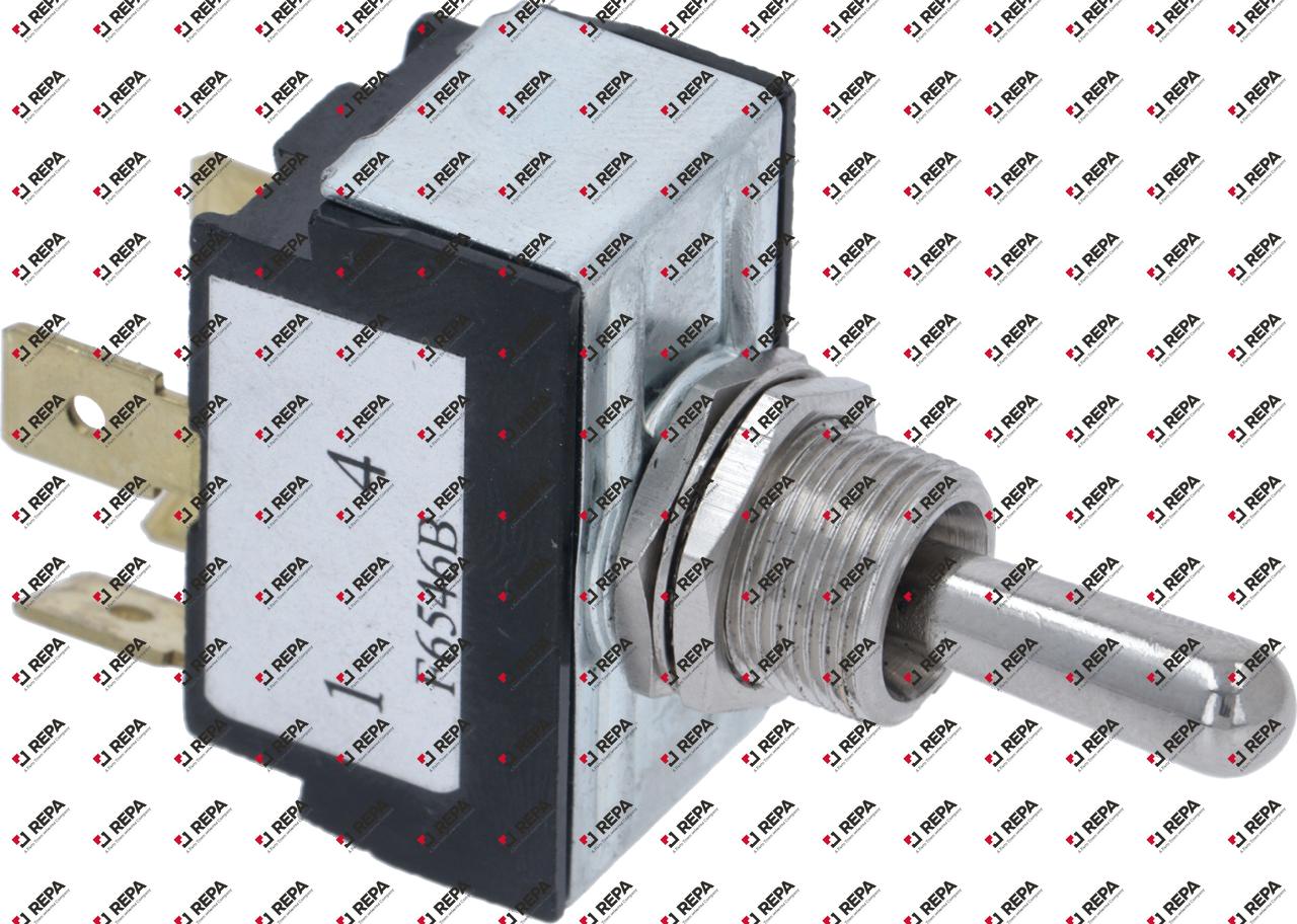 Toggle switch 250 V 2NO 15 A thread M12x0.75