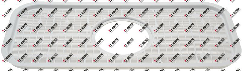 filtro piatto lavastoviglie L 595mm lar. 268mm