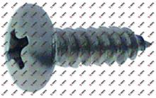 Vite L 13mm inox ø 3,9mm recipiente a crocemm