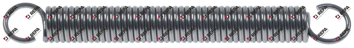 trekveer voor bak ø 15mm L1 140mm draad ø 2,3mm