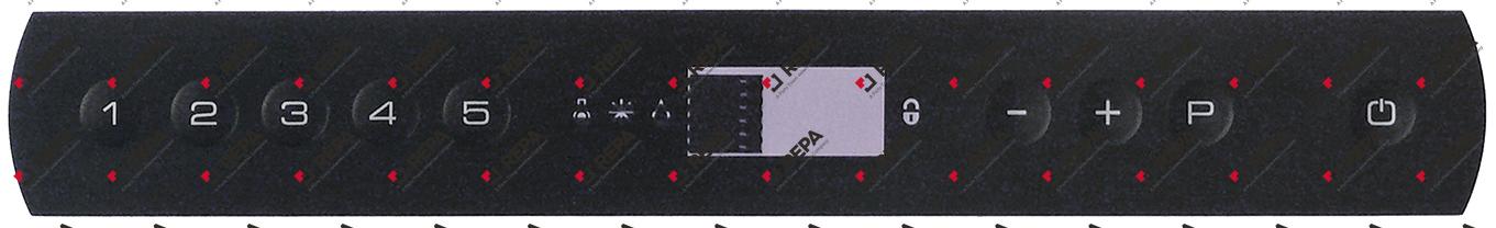 Tastaturfolie schwarz passend für GRAM