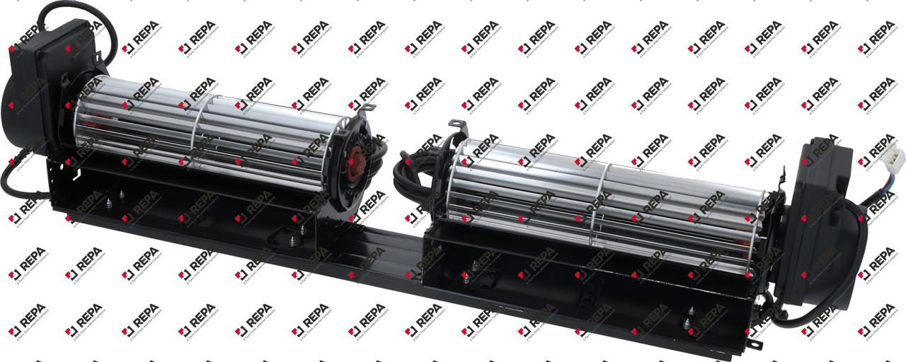 Cross flow fan evaporator