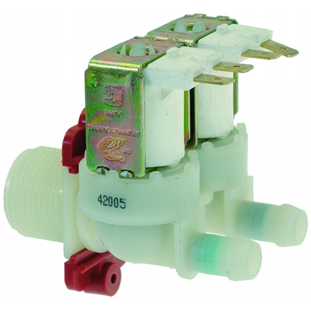 solenoid valve double straight 230VAC inlet 3/4" 370468 | Horecatiger